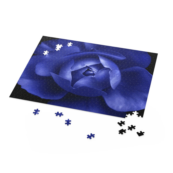 Blue Flower Puzzle (120, 252, 500-Piece) Peony