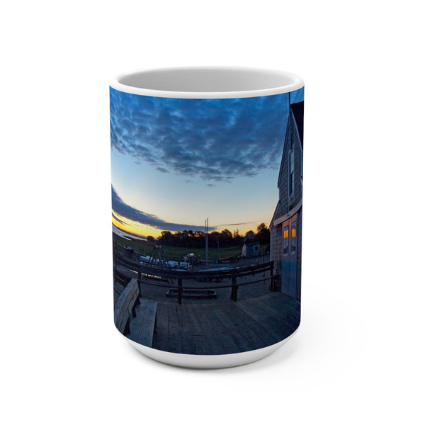 Sunrise at Barnstable Yacht Club Ceramic Mug 15oz Early Morning Glow Barnstable Harbor, Cape Cod