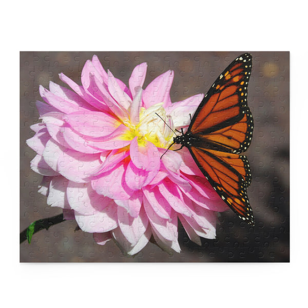 Monarch on Dahlia Puzzle (120, 252, 500-Piece)