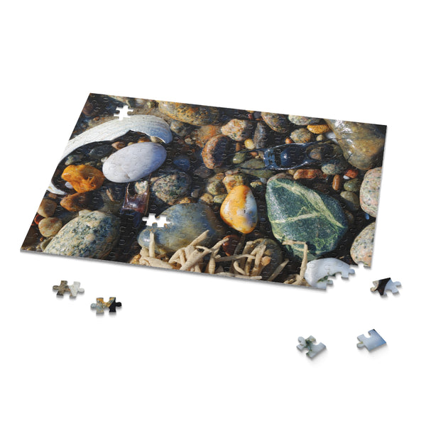 Seashore Puzzle (120, 252, 500-Piece) Shells and Beach Stones