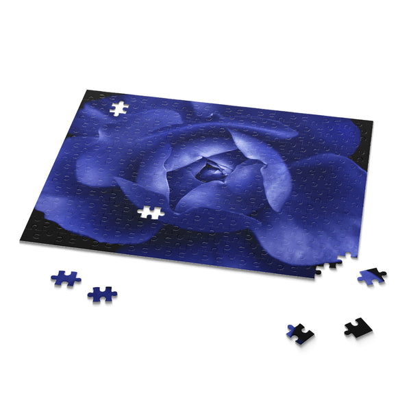 Blue Flower Puzzle (120, 252, 500-Piece) Peony