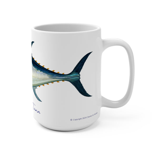 Bluefin Tuna Fish Art Coffee Mug 15oz Great Gift for Fishermen and Fishing Fans