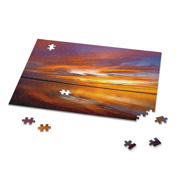 Harbor Sunset Puzzle (120, 252, 500-Piece)