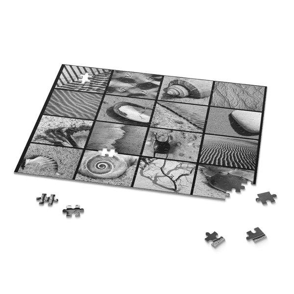 Seashore Puzzle (120, 252, 500-Piece) Black and White Photography Collection