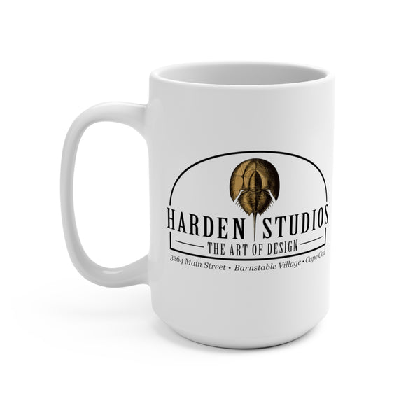 Harden Studios of Cape Cod Logo Mug 15oz Horseshoe Crab