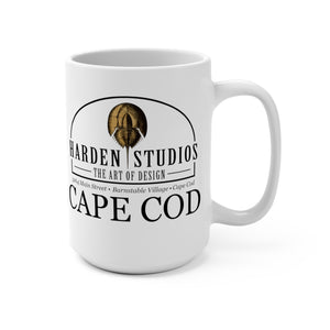 Harden Studios Cape Cod Logo Mug 15oz Horseshoe Crab Art Design