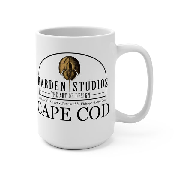 Harden Studios Cape Cod Logo Mug 15oz Horseshoe Crab Art Design