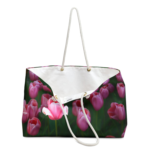 The Happy Tulip Gardeners Weekender Tote Bag