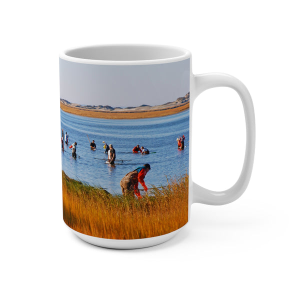 Fall Oyster Harvest 15oz Mug - Perfect for Shellfish Lovers and Clammers