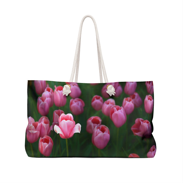 The Happy Tulip Gardeners Weekender Tote Bag