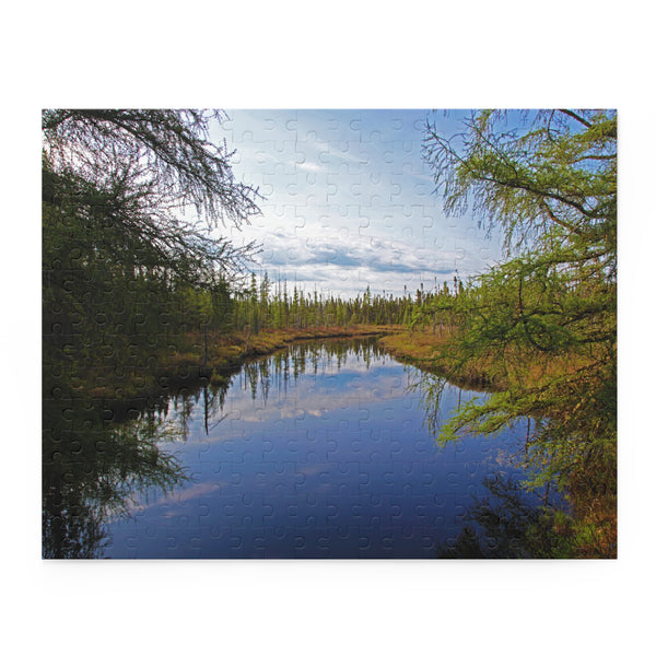 North Maine Woods Puzzle (120, 252, 500-Piece) Dottle Brook Mud Pond Carry