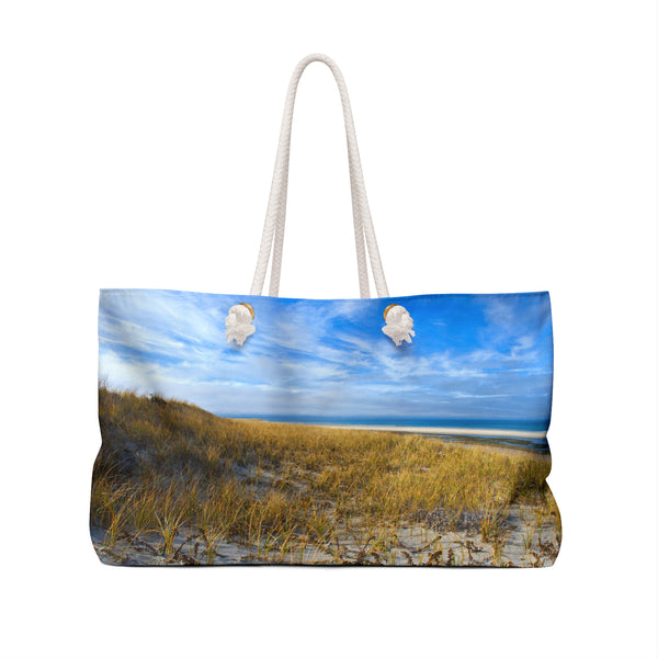 Sandy Neck Beach Sand Dune Beach Grass Weekender Bag