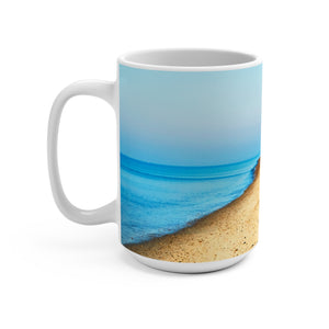 Beachfront Bliss 15oz Mug - Perfect for Ocean Lovers and Summer Sips