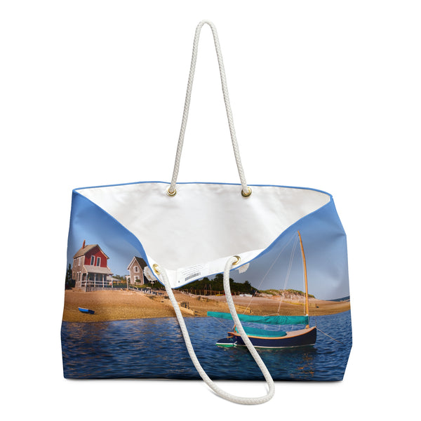 Sandy Neck Lighthouse Weekender Beach Tote Bag