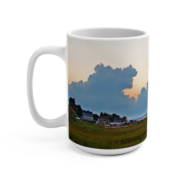 Barnstable Yacht Club Sunset Marsh Scene 15oz Coffee Mug