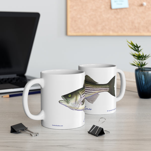 Striped Bass Fishing Coffee Mug 11oz