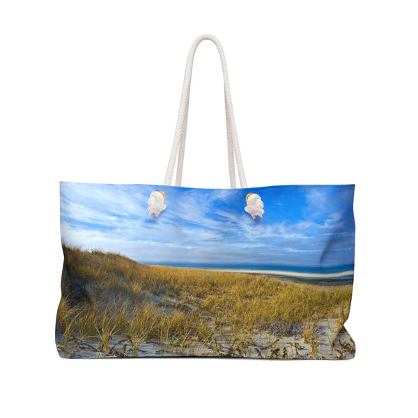 Sandy Neck Beach Sand Dune Beach Grass Weekender Bag