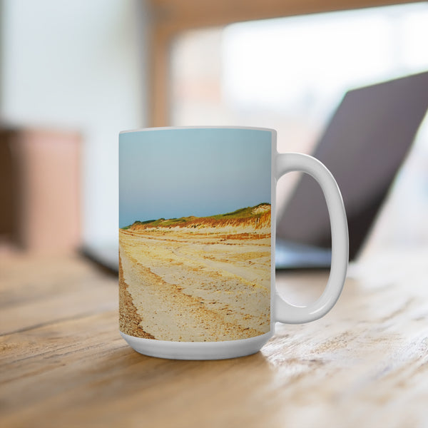 Beachfront Bliss 15oz Mug - Perfect for Ocean Lovers and Summer Sips