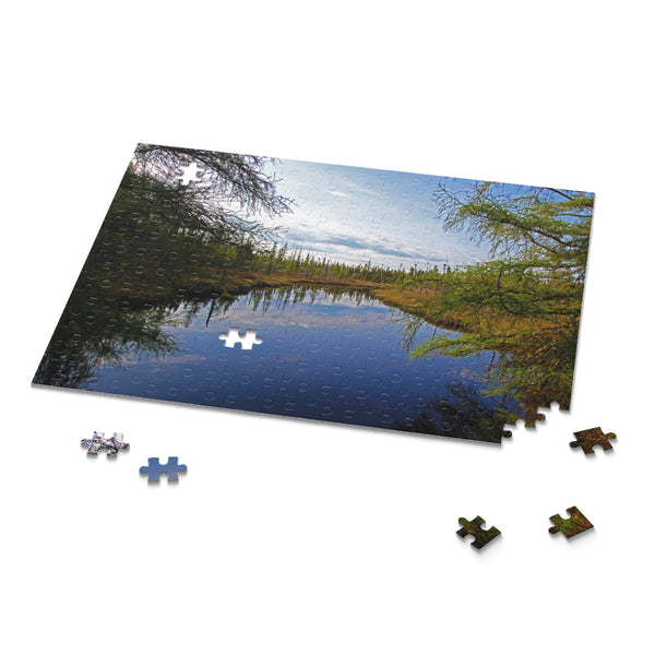 North Maine Woods Puzzle (120, 252, 500-Piece) Dottle Brook Mud Pond Carry