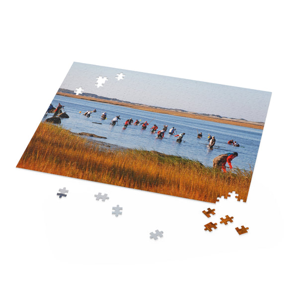 Shellfishing Puzzle (120, 252, 500-Piece) Oysters and Quahogs