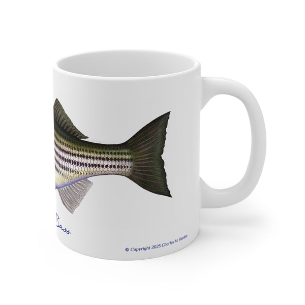 Striped Bass Fishing Coffee Mug 11oz