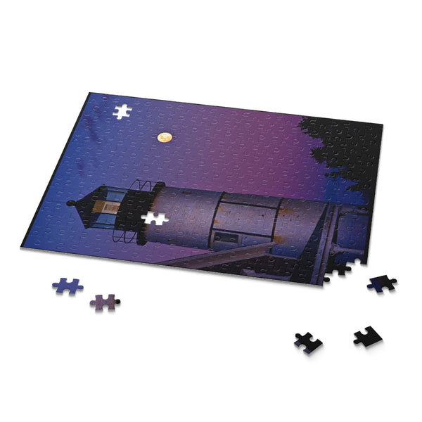 Lighthouse at Twilight Puzzle (120, 252, 500-Piece)