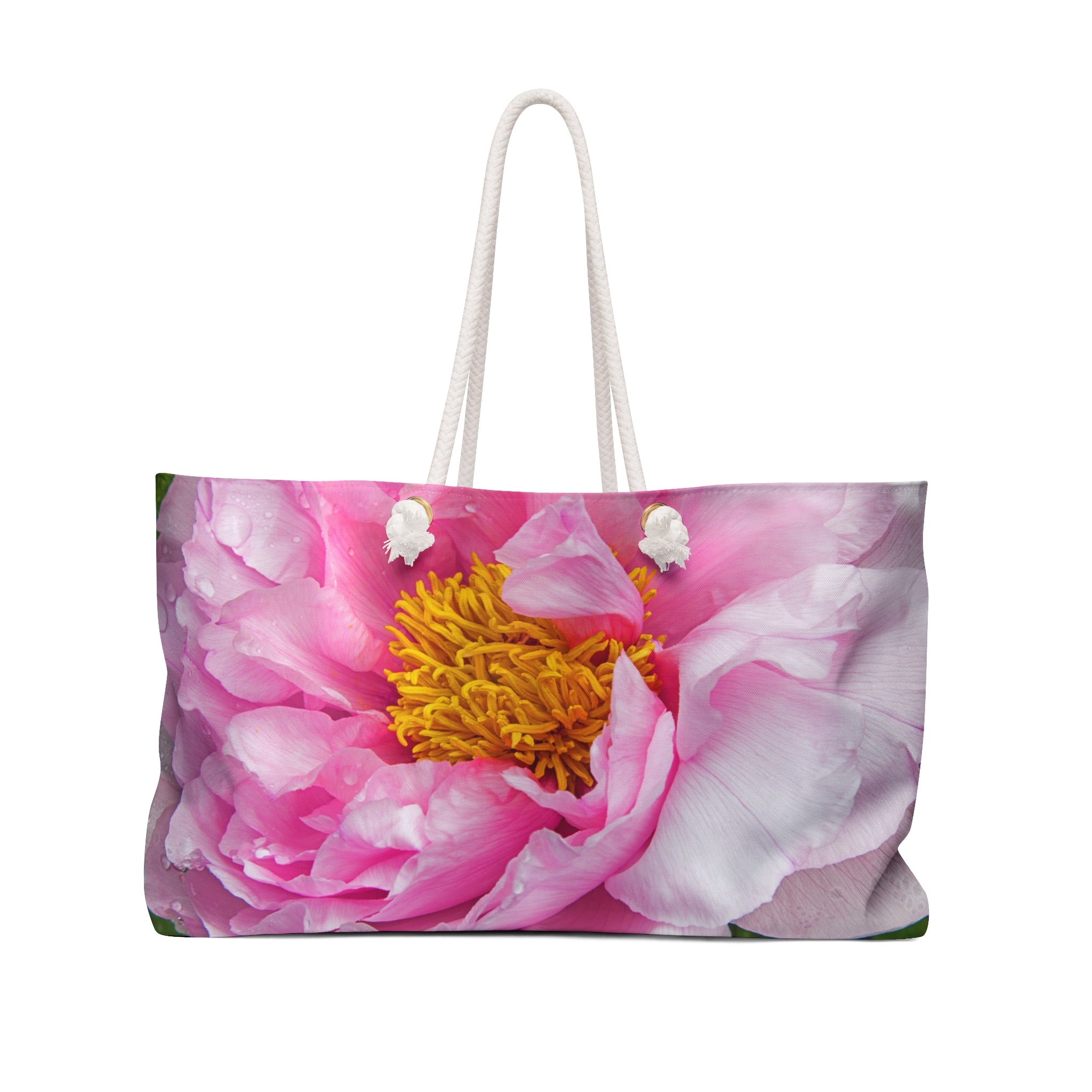 Beautiful Dahlia Weekender Tote Bag, perfect for Flower Fans and Gardeners