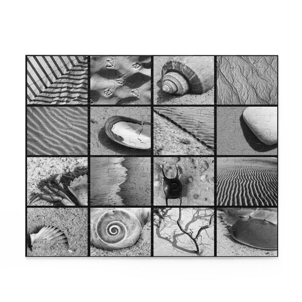 Seashore Puzzle (120, 252, 500-Piece) Black and White Photography Collection