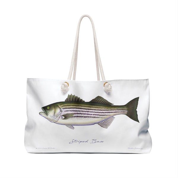 Striped Bass Weekender Beach or Boat Bag