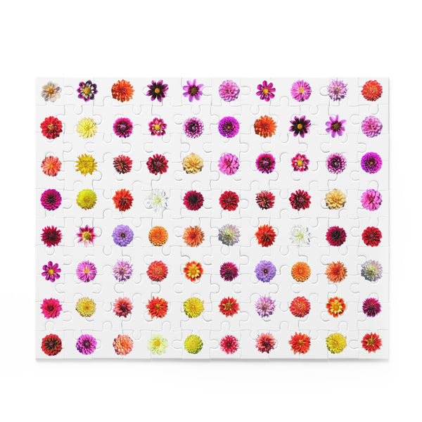 Dahlias Array Puzzle (120, 252, 500-Piece)