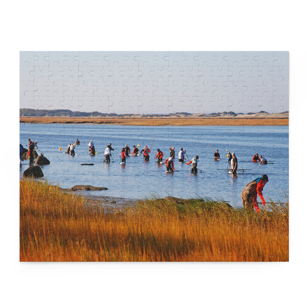 Shellfishing Puzzle (120, 252, 500-Piece) Oysters and Quahogs