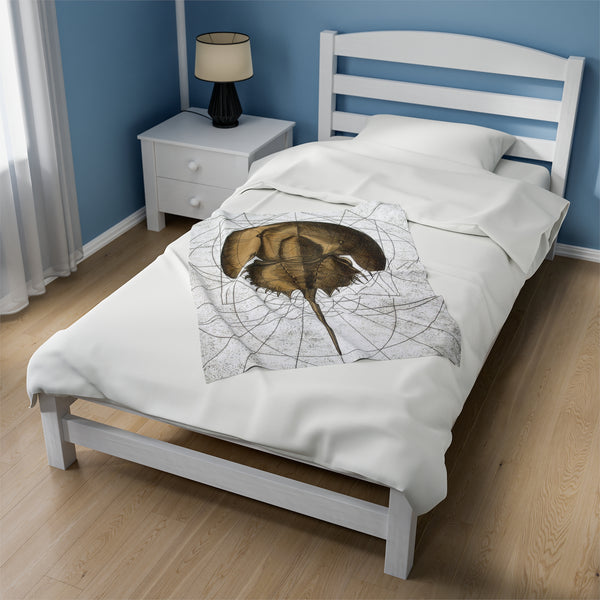 The Remnant Horseshoe Crab Velveteen Plush Blanket