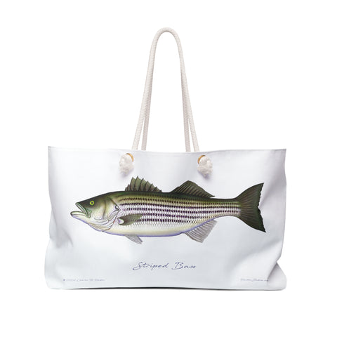 Striped Bass Weekender Beach or Boat Bag