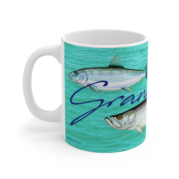 Grand Slam Fishing Coffee Mug 11oz Tarpon Permit Bonefish Fly Fish