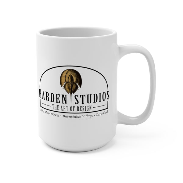 Harden Studios of Cape Cod Logo Mug 15oz Horseshoe Crab