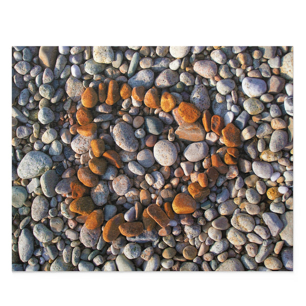 Beach Stones Heart Puzzle (120, 252, 500-Piece)