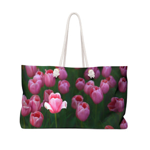 The Happy Tulip Gardeners Weekender Tote Bag