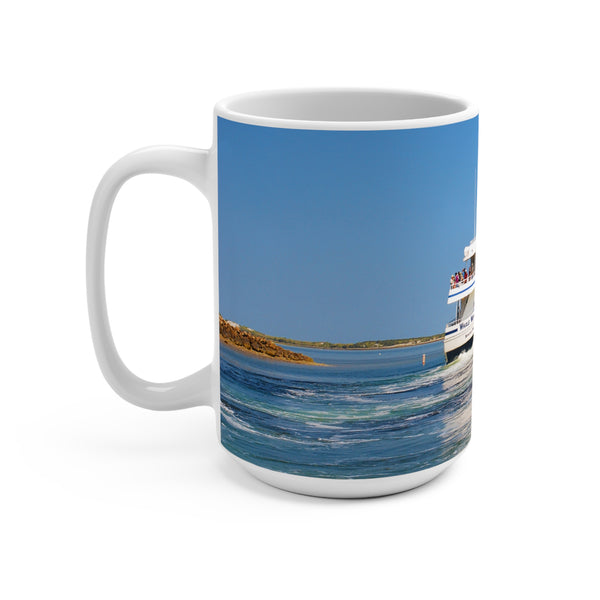 Barnstable Harbor Hyannis Cape Cod Whale Watching Adventure Mug - 15oz