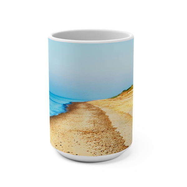 Beachfront Bliss 15oz Mug - Perfect for Ocean Lovers and Summer Sips