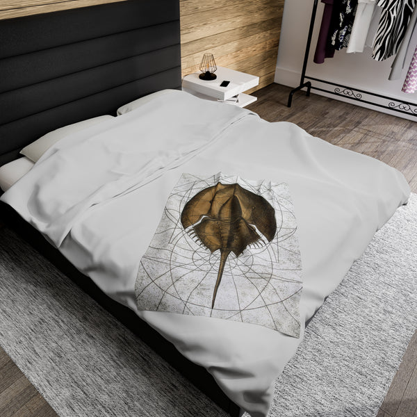 The Remnant Horseshoe Crab Velveteen Plush Blanket