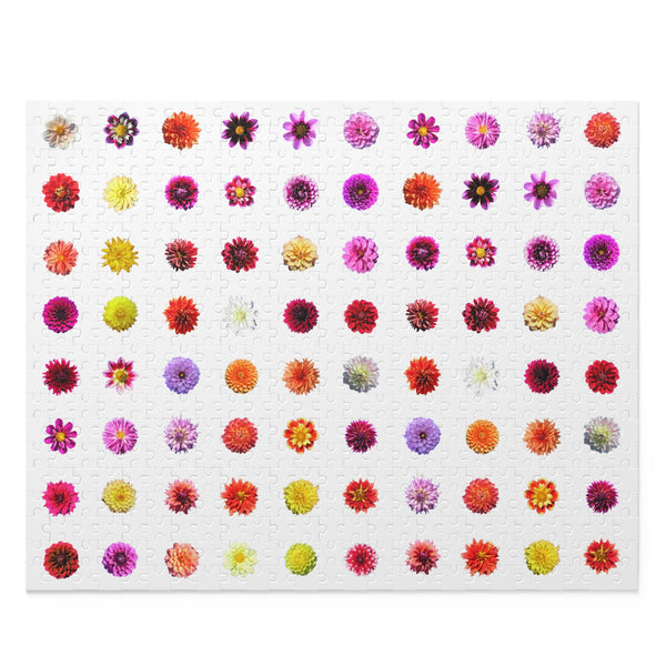 Dahlias Array Puzzle (120, 252, 500-Piece)