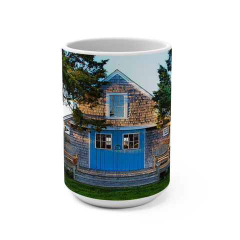 The Clubhouse at the Barnstable Yacht Club Cape Cod Ceramic Coffee Mug 15oz Barnstable Harbor, Cape Cod