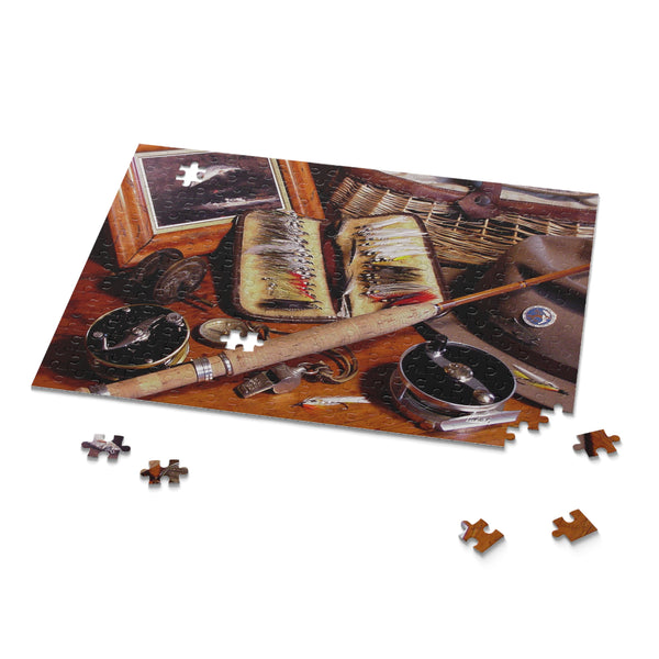 Vintage Fly Fishing Puzzle (120, 252, 500-Piece)