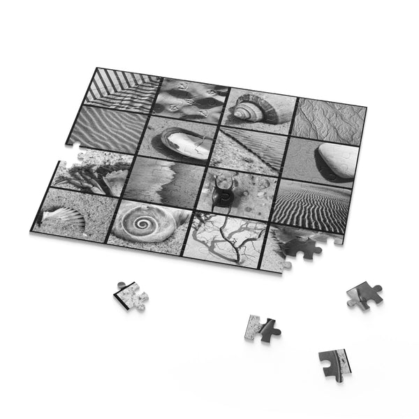 Seashore Puzzle (120, 252, 500-Piece) Black and White Photography Collection