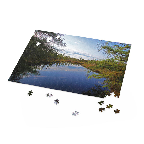 North Maine Woods Puzzle (120, 252, 500-Piece) Dottle Brook Mud Pond Carry