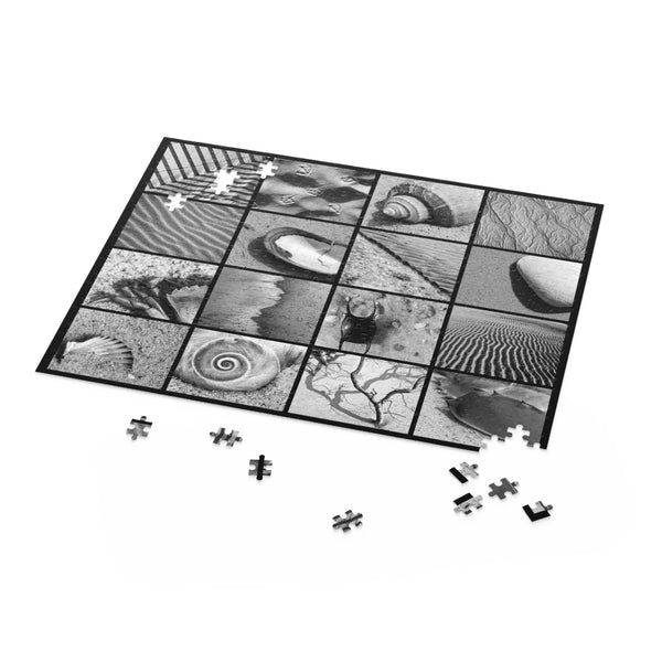 Seashore Puzzle (120, 252, 500-Piece) Black and White Photography Collection