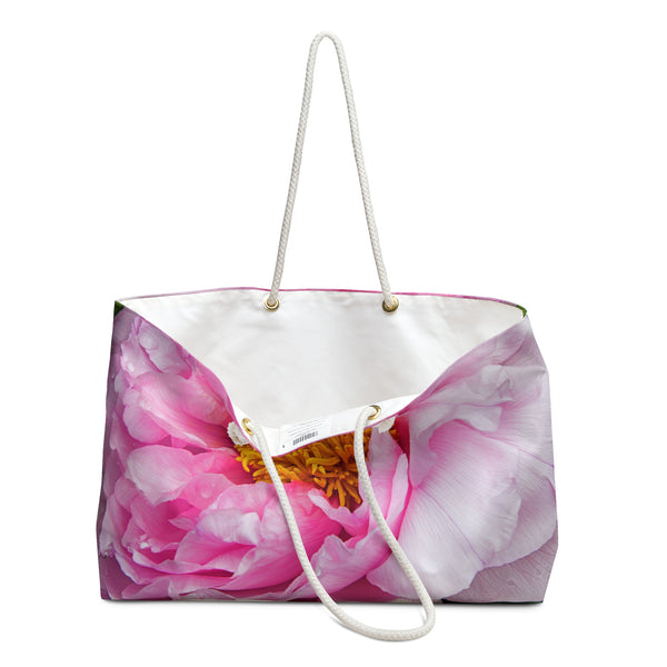 Beautiful Dahlia Weekender Tote Bag, perfect for Flower Fans and Gardeners