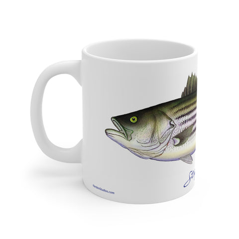 Striped Bass Fishing Coffee Mug 11oz