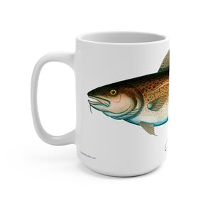 Codfish Fish Art Coffee Mug 15oz Great Gift for Fishermen and Fishing Fans