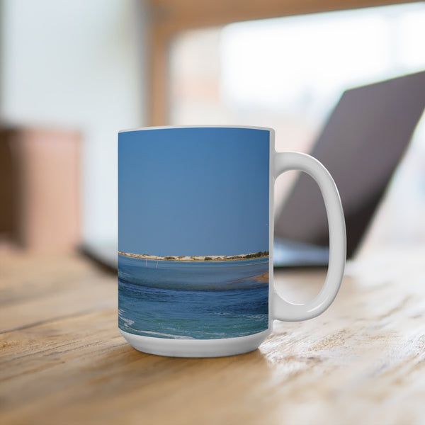 Barnstable Harbor Hyannis Cape Cod Whale Watching Adventure Mug - 15oz